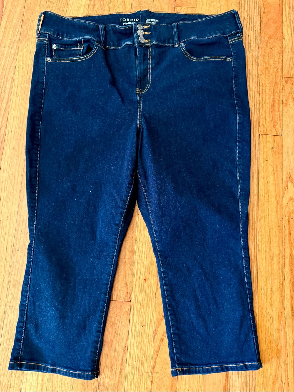 TORRID Crop Jegging Super Soft Dark Blue Size 22